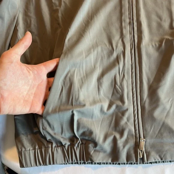 $1400 Valentino Size 46(S) Viscose Zip Up Bomber Jacket NWT